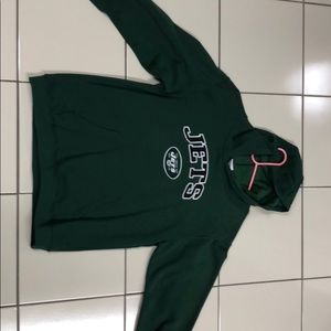 NY Jets pullover hoodie with front pocket